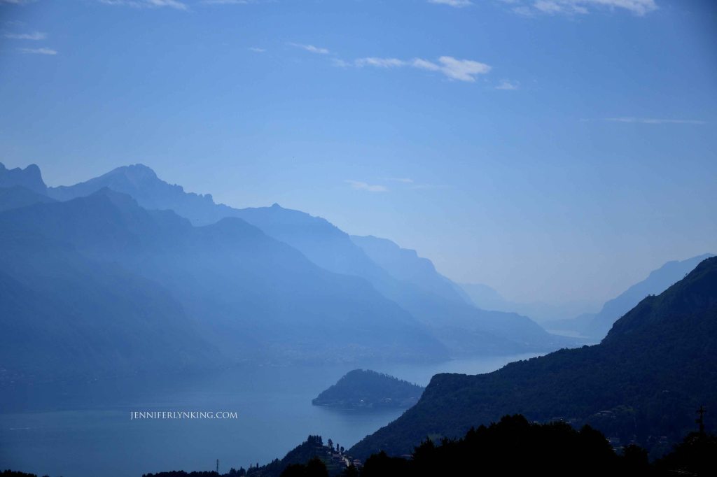 Lake Como, the view from the Alps -- sheer beauty