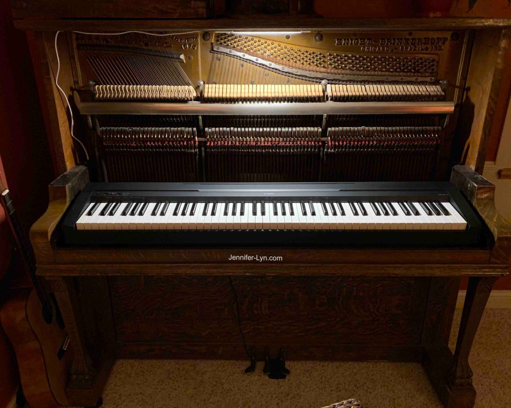 New beginnings for an antique upright piano