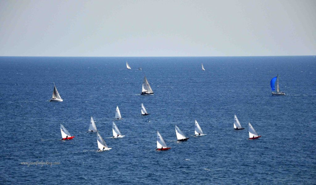 Barcelona, the Mediterranean Sea