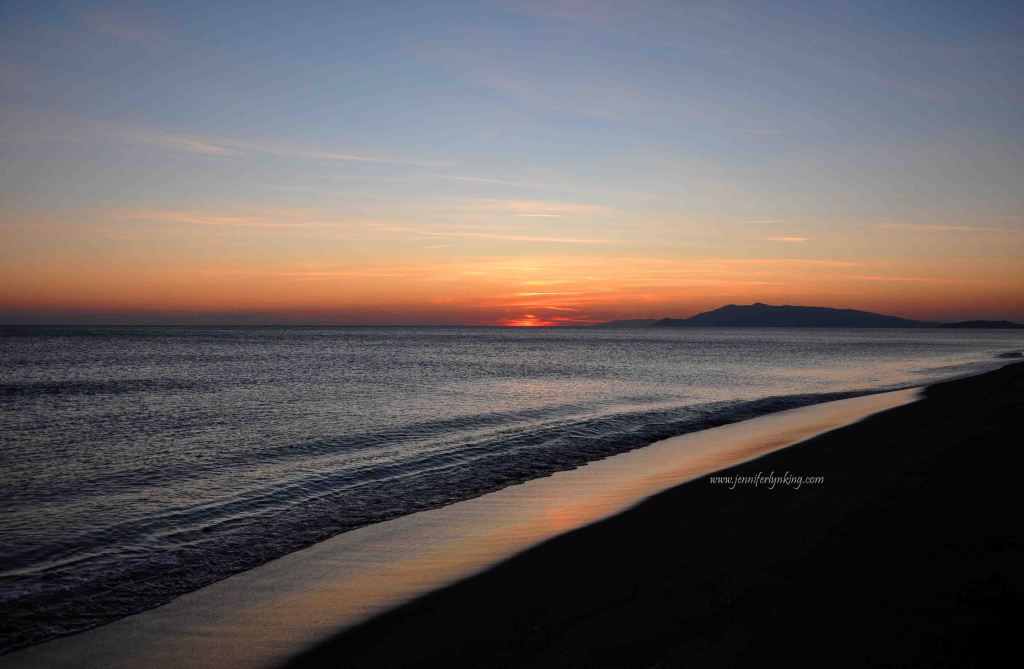 Tuscan Sunset over the Mediterranean