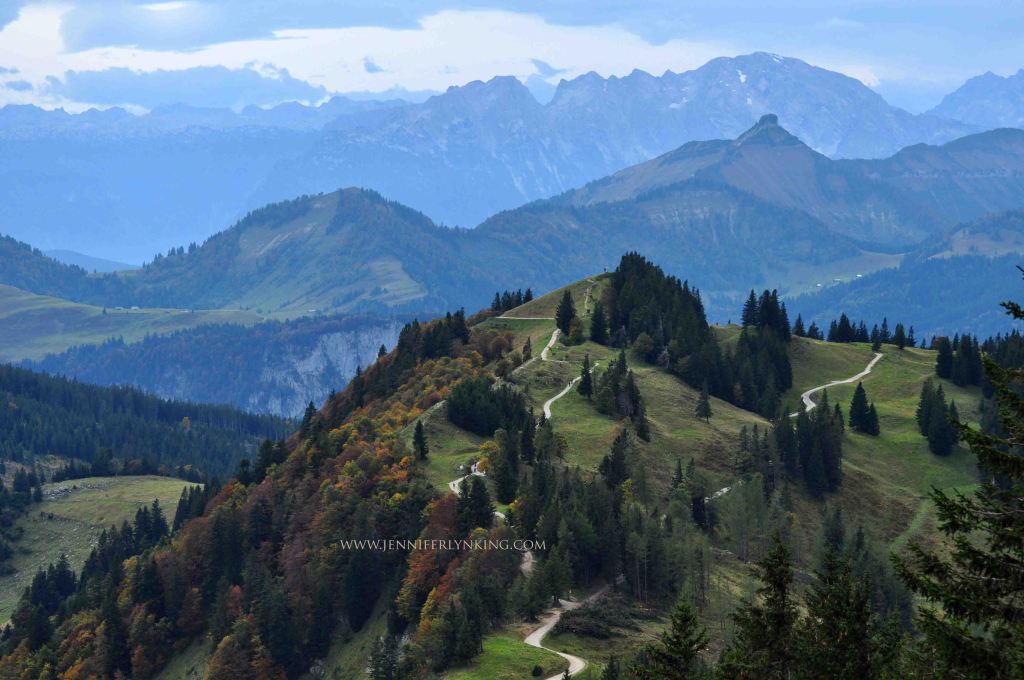 Austrian Alps in autumn