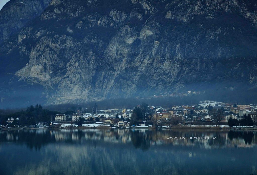 Northern Italy, reflections along Lake Como