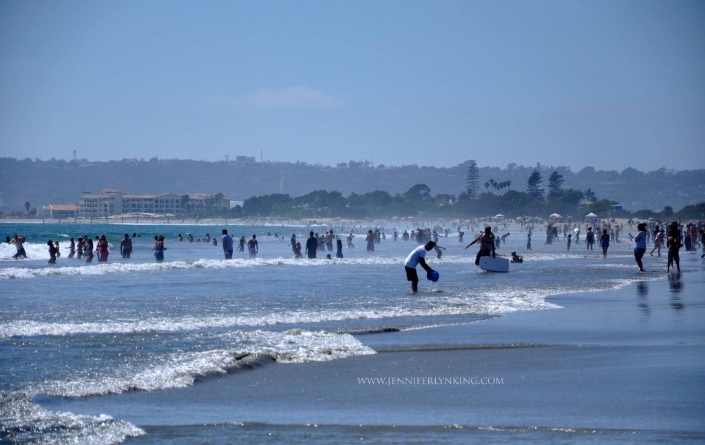 the beach on Coronado