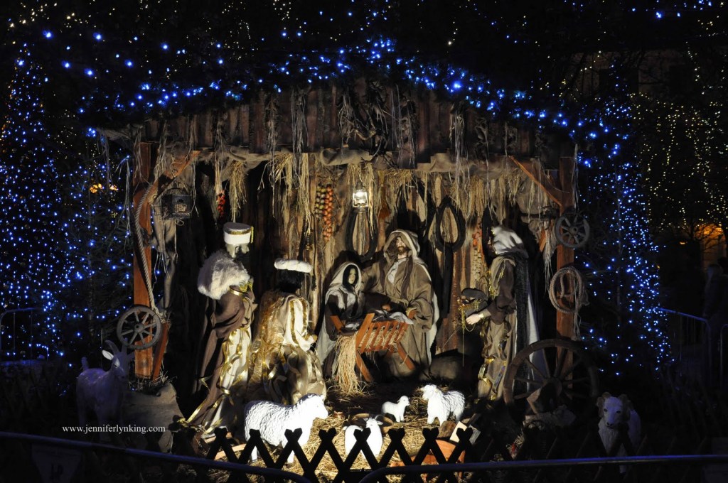 The Nativity near Saint Nikolas Church, on Old Town Square, Prague, Czech Republic