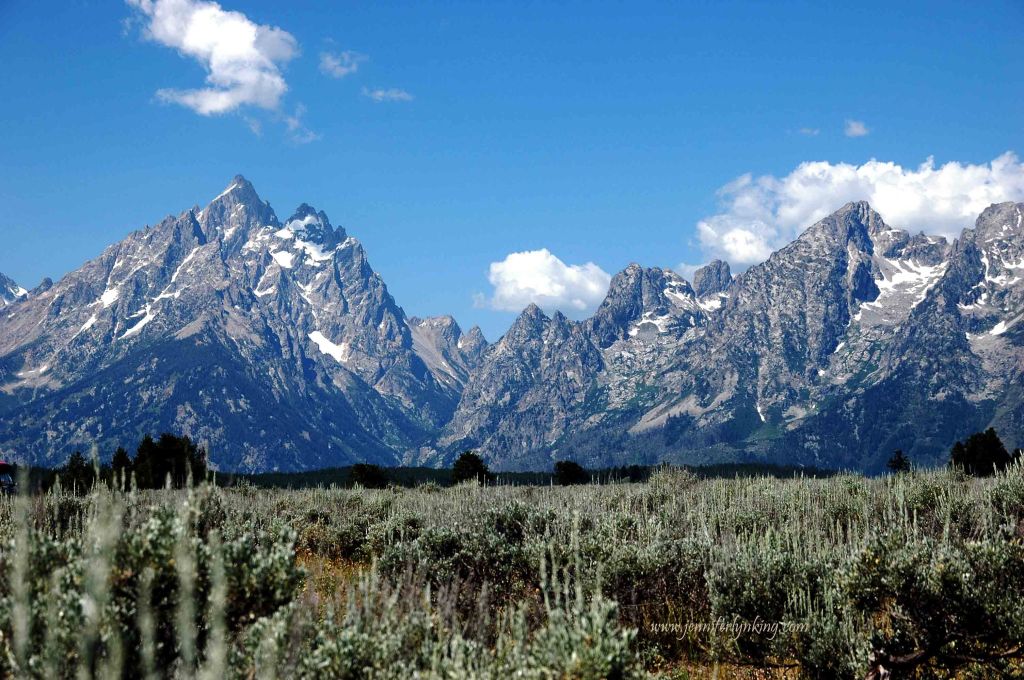 The beautiful Grand Tetons
