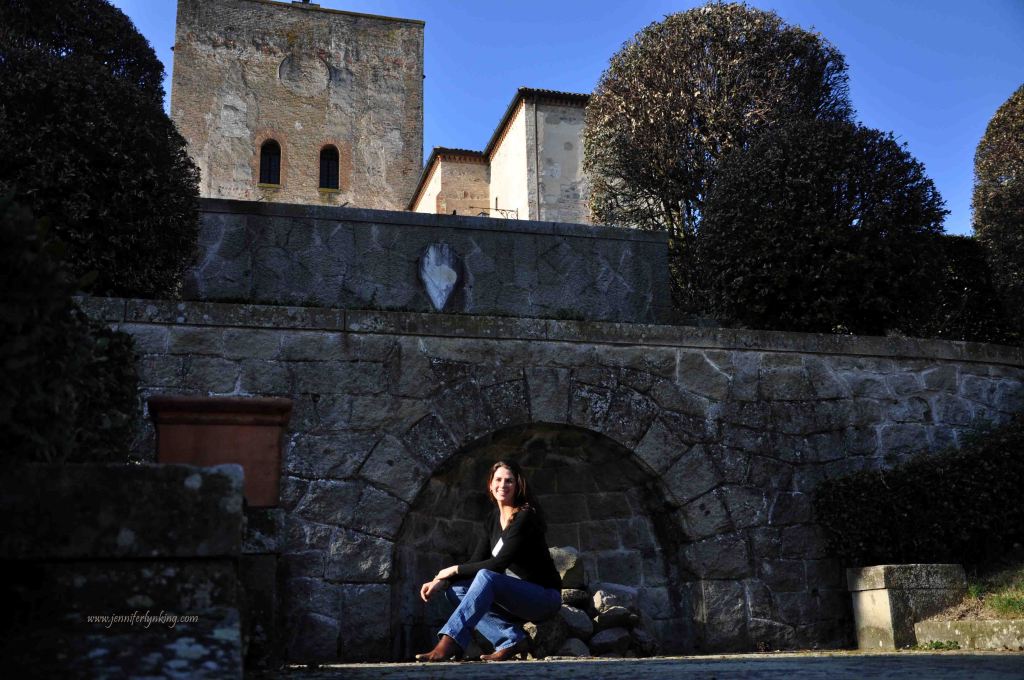 Jennifer Lyn King at a Castle in Italy