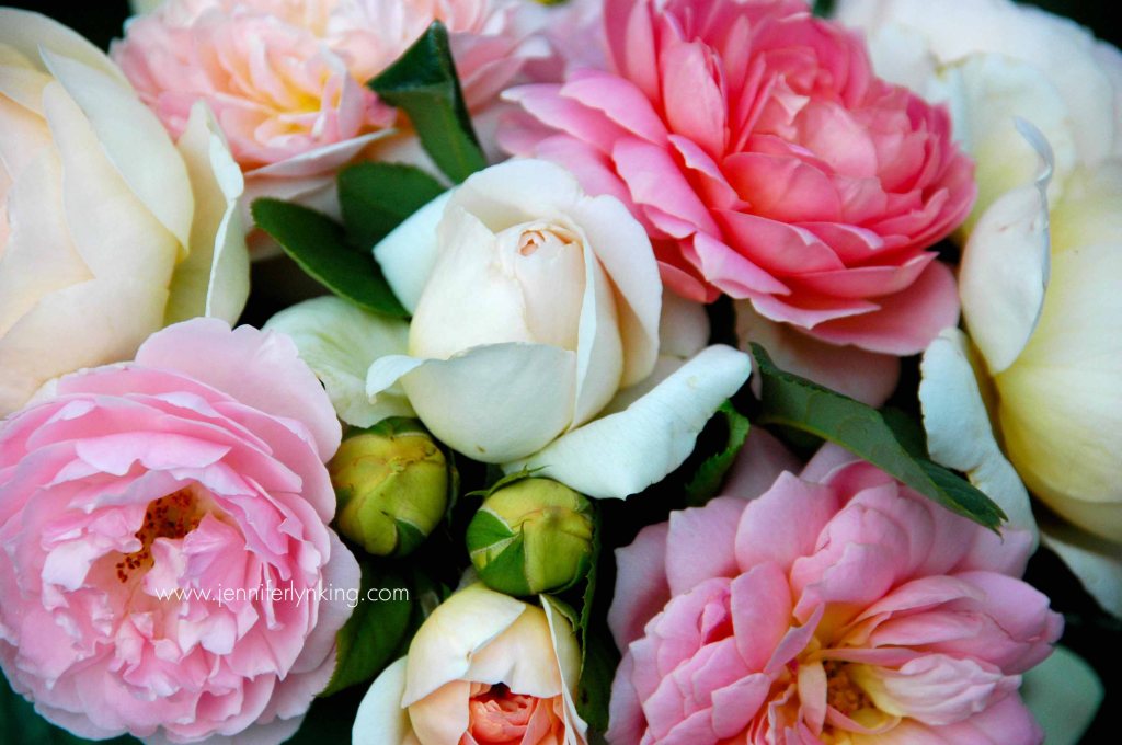 English Rose bouquet