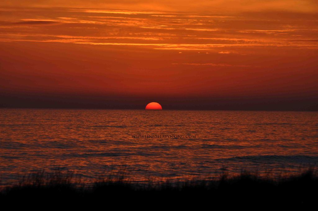 Colorful sunset: Maremma, Italy