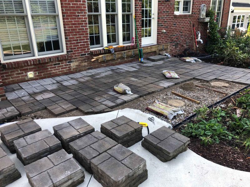 Stone by stone, installing a paver patio