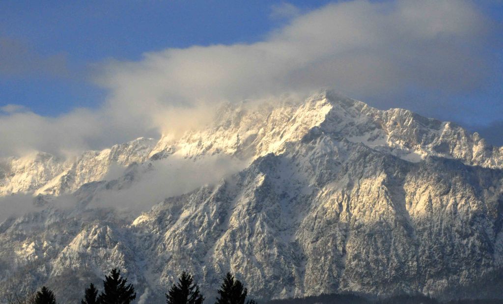 Mountain Peak in Austrian Alps