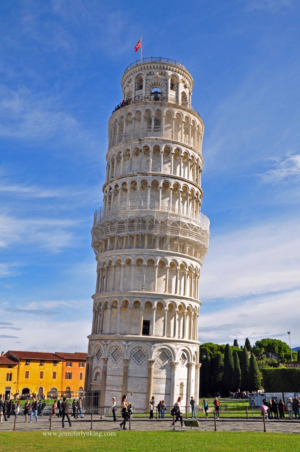 the Leaning Tower of Pisa