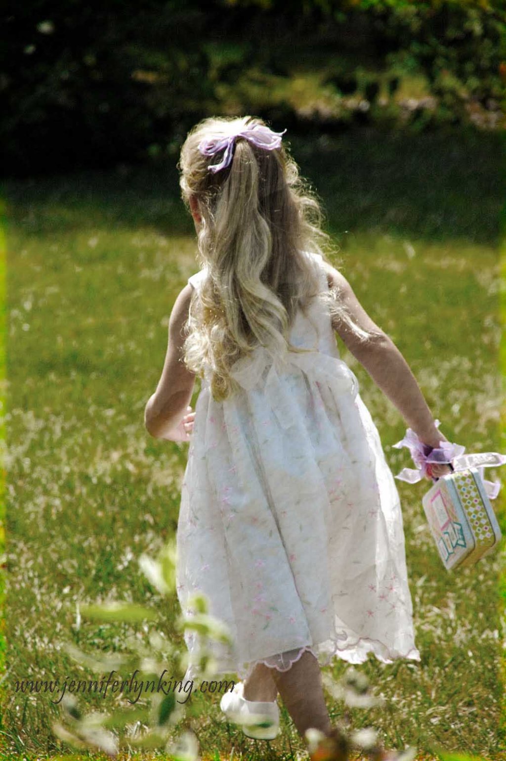Little Girl Running, Moving with the Muse