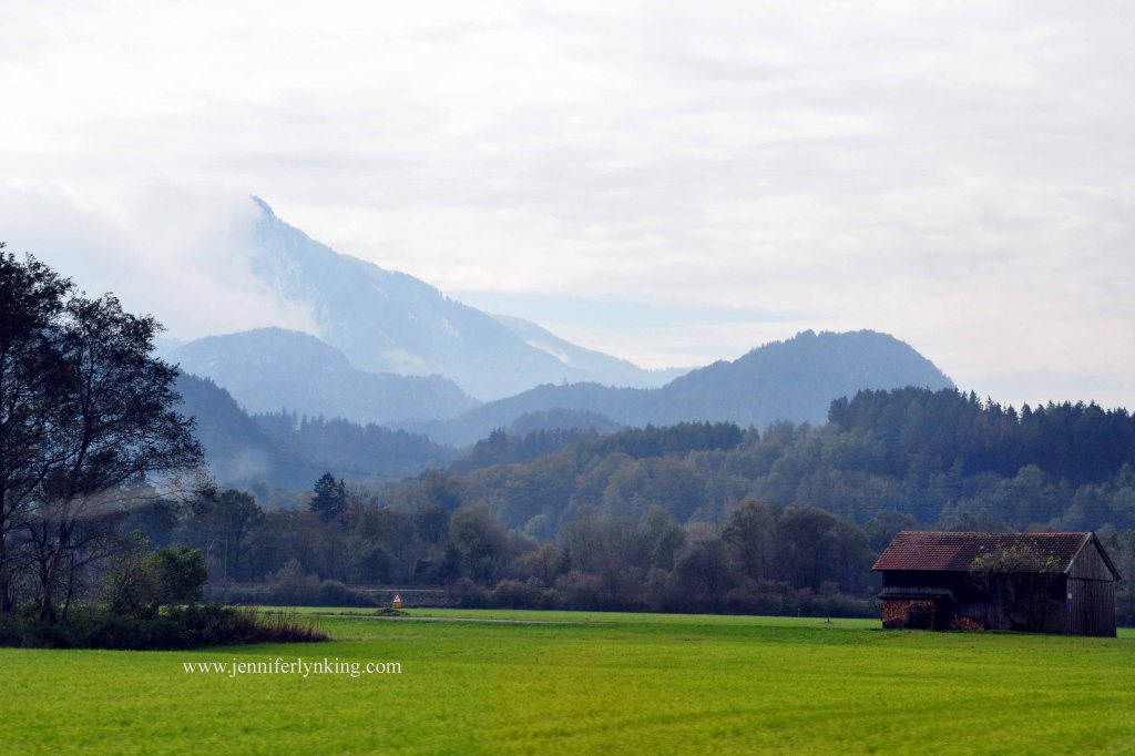 the Austrian and German Alps borderlands