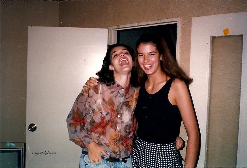 Jennifer and Leslie Bibb, in their Tokyo apartment