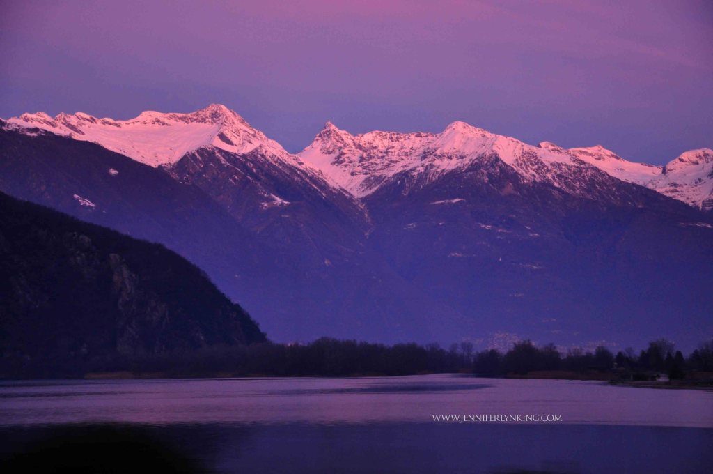 Winter Sunrise over Lake Como